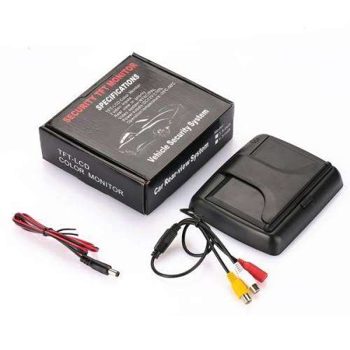 4.3 Inch Folding Car Monitor With 4 LED 12 LED Butterfly Camera Night Vision
