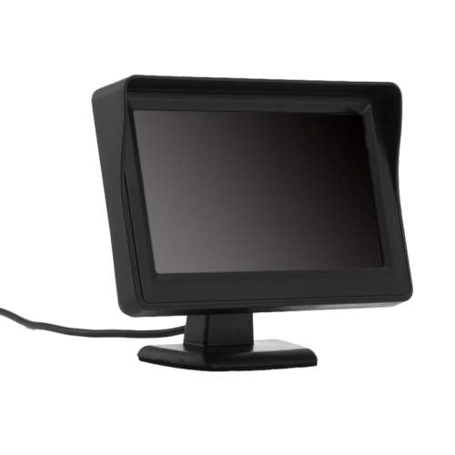 4.3 Inch Folding Car Monitor With 4 LED 12 LED Butterfly Camera Night Vision