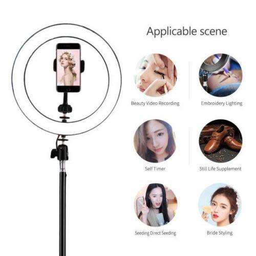 Selfie LED Ring Light with Tripod Stand with 3 Light Mode (12INCH)