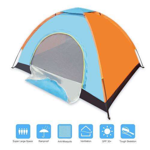 3 Person Outdoor Hiking Camping Travel Tent Easy to Set Up