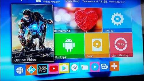 MXQ-4K Android 8.1 Smart TV Box 2GB RAM AND 16GB STORAGE