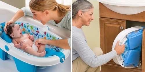 Fold Away Baby Bath - Blue