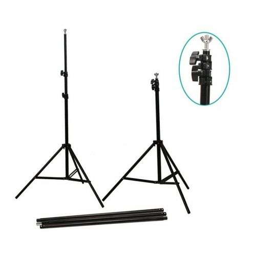 Pro Background Stand Photography Backdrop Support System Screen Holder Set