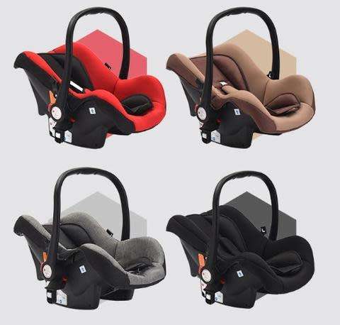 Baby Pram / Stroller - 3 Function Fold-able Baby Pram with Car Seat- Maroon