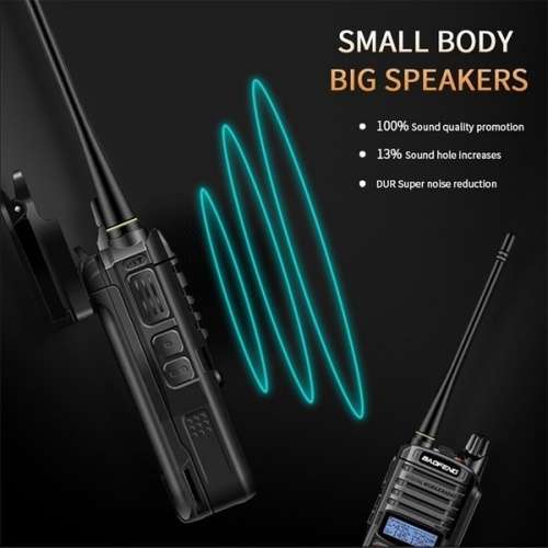 15W Updated Version BAOFENG UV-9R Plus Walkie Talkie VHF UHF Dual Band Handheld Two Way Radio