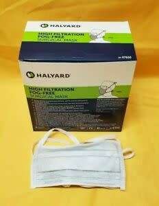 Halyard Fog-Free Surgical Mask (A Box of 50 units)