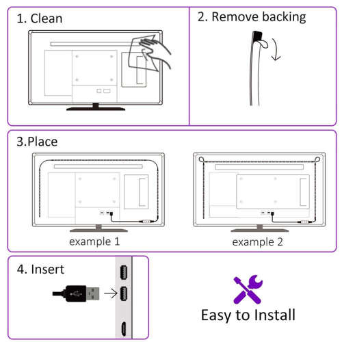 USB TV Led Strip Lights