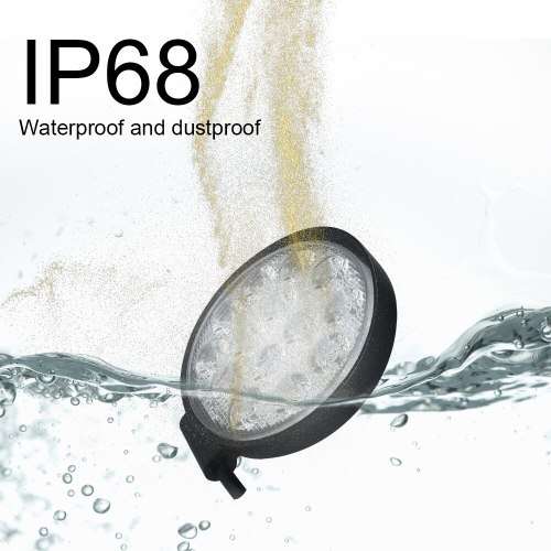 4PCS 42W Round LED Work Light Spotlight LED Light Bar