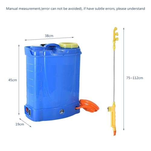 16L Automatic Battery Fogger and Sprayer Backpack Type Handle Switch Sprayer for Disinfectants