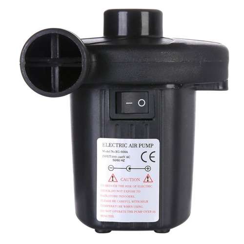 AC Electric Air Pump Home Inflate/Deflate Small Durable 100-240V