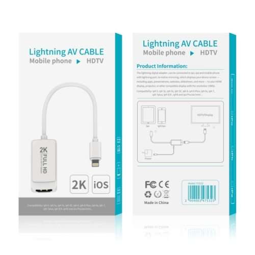 8Pin to HDMI Digital AV Converter r For Apple interface