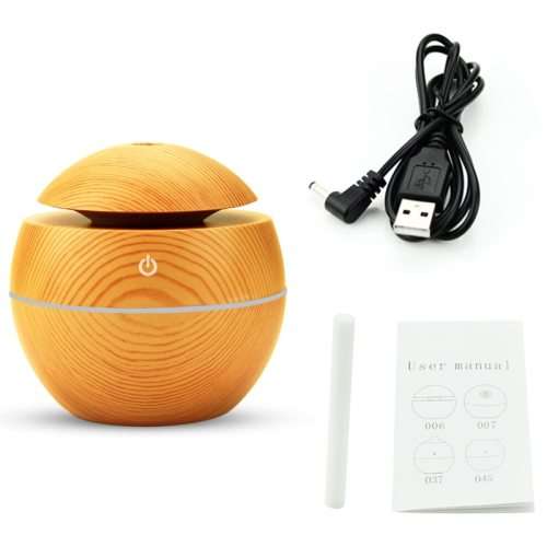 USB Aroma Humidifier Ultrasonic Cool Mist Humidifier Air Purifier 7 Color Change LED Night light