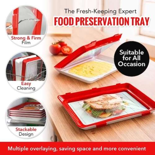 Food Preservation Tray Storage Container