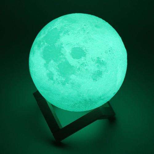 7 Colors Touch 3D Moon Lamp