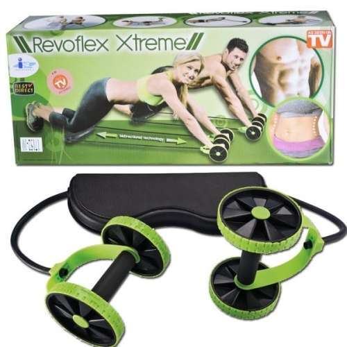 AB Wheel Roller Revoflex Abdominal Exercise Trainer