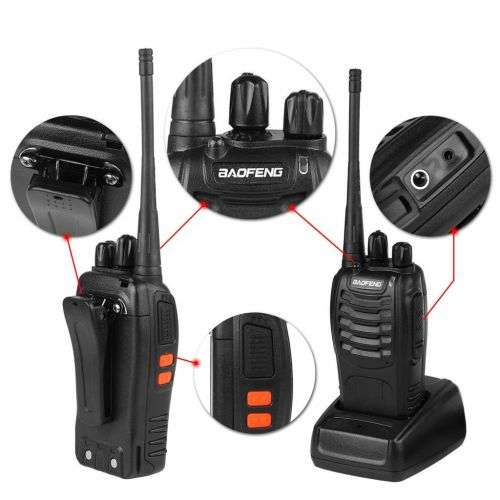 Baofeng Walkie Talkie 2-Way BF-888S Pair Set