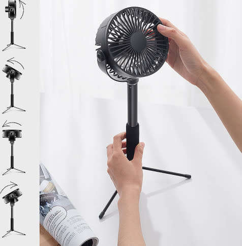 Multi- functional telescopic fan