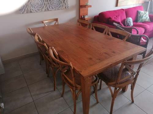 CORICRAFT DINING TABLE AND CHAIRS