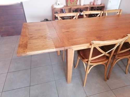 CORICRAFT DINING TABLE AND CHAIRS