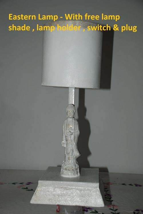 Eastern lamp stand & shade