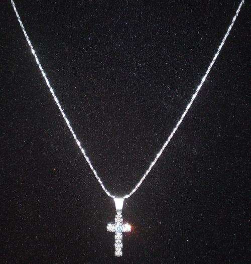 Silver Necklace and Pendant with Earrings