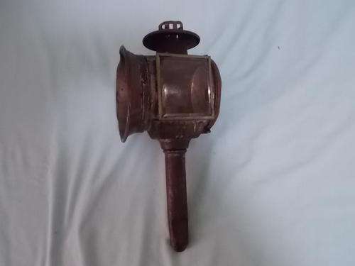 Rusty vintage spider lamp.