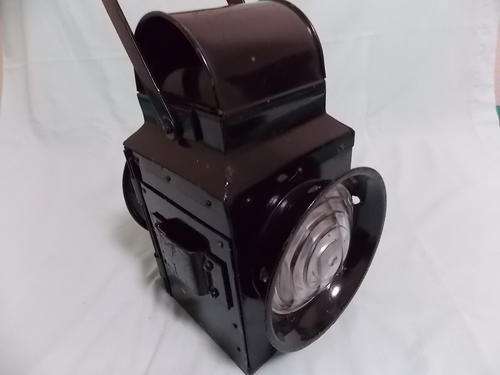 Old 2-way Railway Signal Lamp