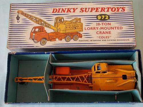 Dinky Supertoys #972 20-ton lorry mounted crane "Coles"