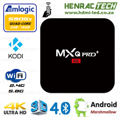 Android TV Box 6.0 Marshmallow, MXQPro+_Ultra HD (4K), Media Player