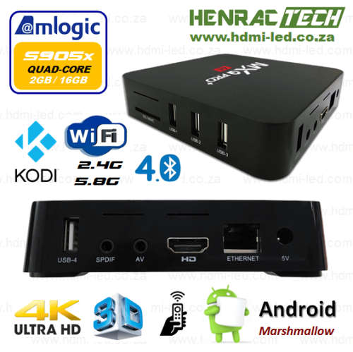 Android TV Box 6.0 Marshmallow, MXQPro+_Ultra HD (4K), Media Player