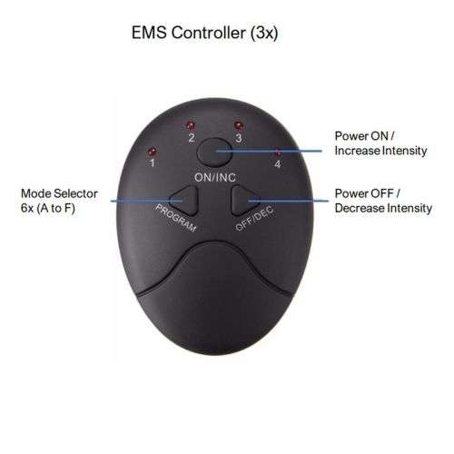 EMS Toning & Firming Muscle & AB Stimulator , 8 Fin
