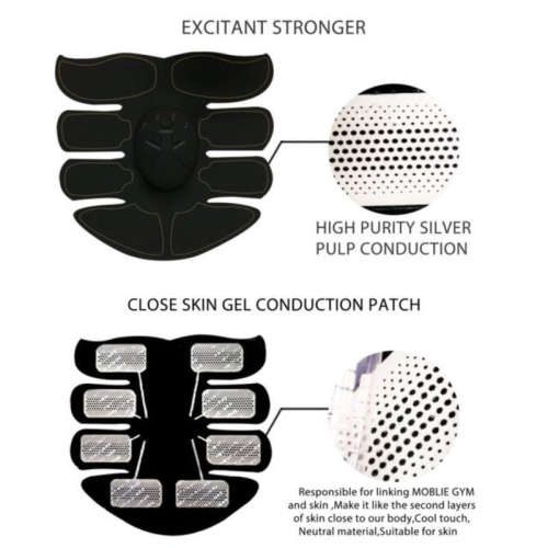 EMS Toning & Firming Muscle & AB Stimulator , 8 Fin