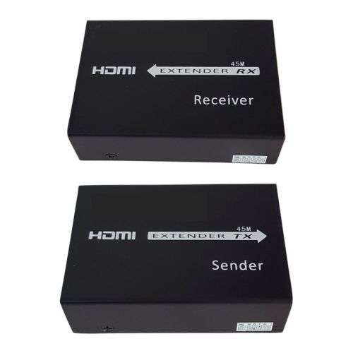 HDMI Extender Balun (pair), Full HD, 45M, Single CAT, Full Remote Control support