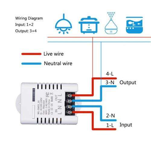 Smart Pool Pump Control Switch 16A | WiFi Tuya SmartLife app