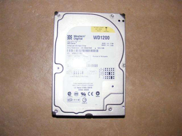 120 Gig Western Digital Hard Drive