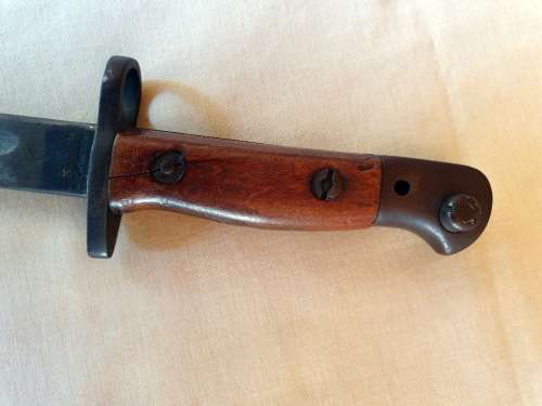 1907 Wilkinson pattern .303 bayonet with sheath and frog