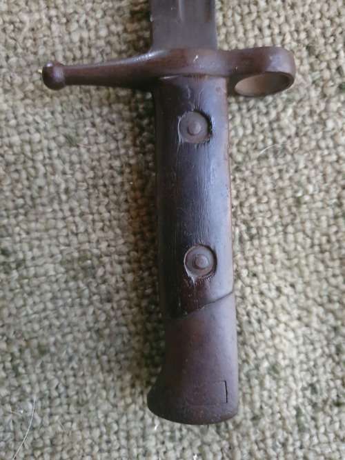 Italian 1891 bayonet without sheath