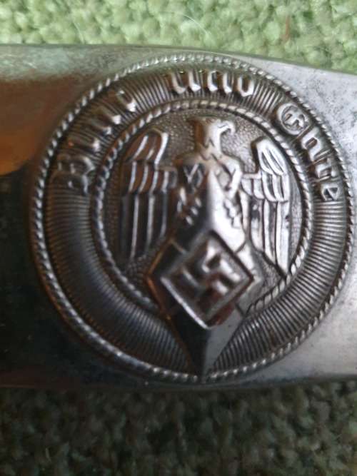 Hitlerjugend belt buckle `Blut und Ehre` (Authentic)