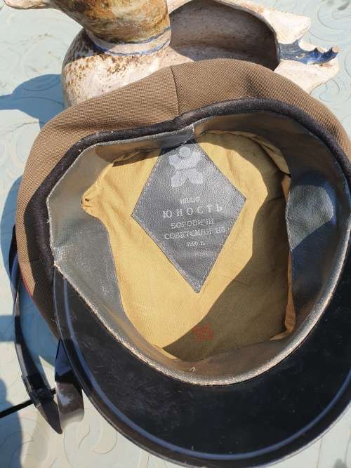 Soviet army cap 1980`s with strap