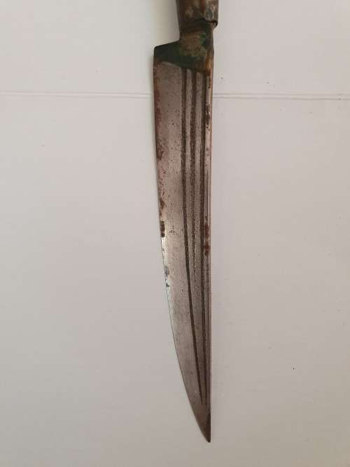 Hand-crafted Abyysinian tribesman`s knife with sheath