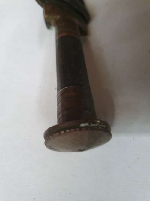 Abyssinian tribesma`s hand-crated kife and sheath 100+years old