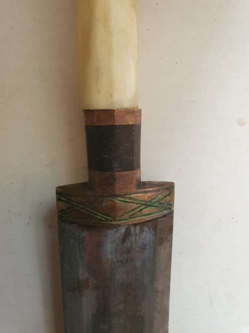 Anyssinian tribesman`s handcrafted knife (without sheat) 100+ years old