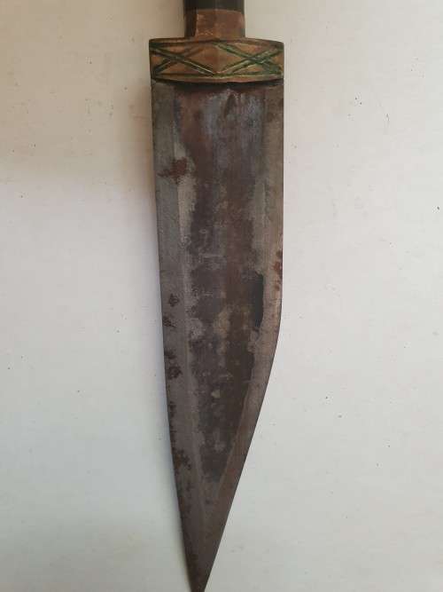 Anyssinian tribesman`s handcrafted knife (without sheat) 100+ years old