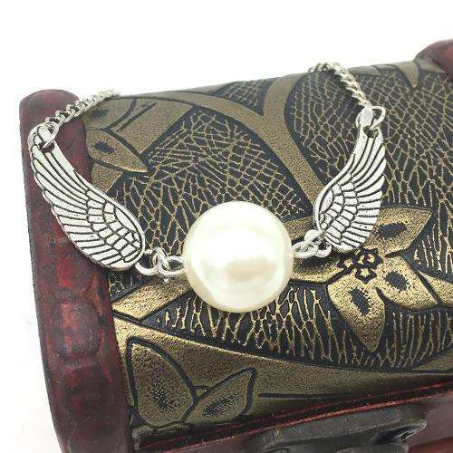 Harry potter snitch pearl bracelet