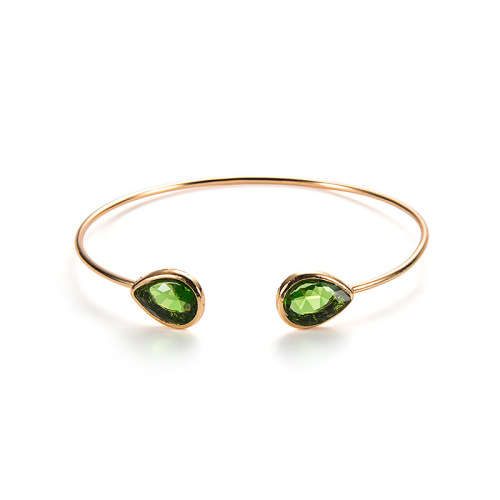 Emerald stone GP bangle