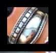 Stunning domed tibetan silver ring