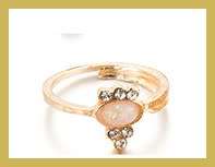 Gorgous citrine gold plated ring