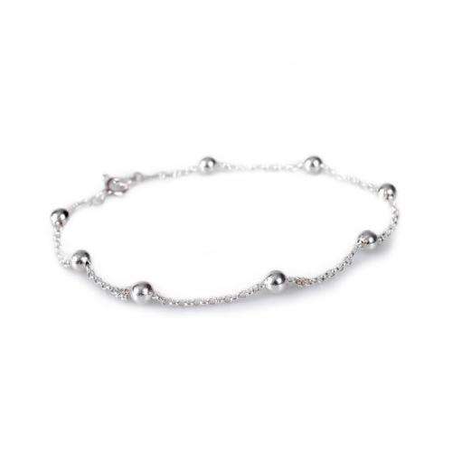 Gorgeous silver plated ball bracelet