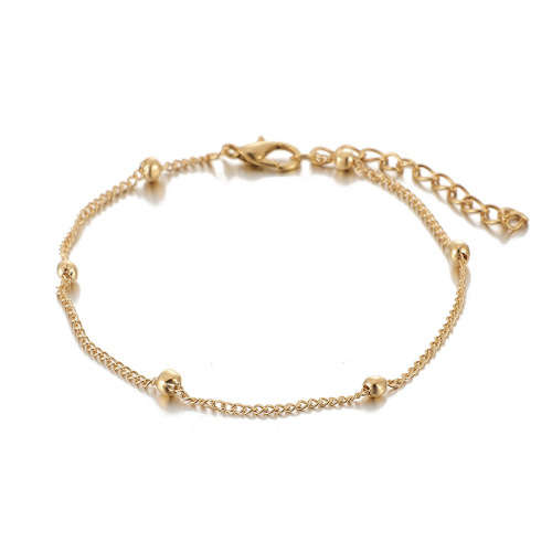Stunning Ball charm gold plated bracelet