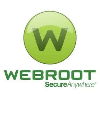 Webroot SecureAnywhere AntiVirus 1 Device 1 Year Key